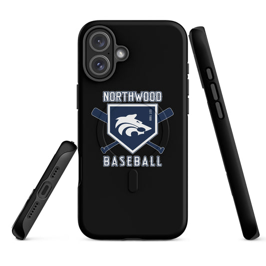 Magsafe Tough Case for iPhone | Northwood High School Baseball | Emblem Logo
