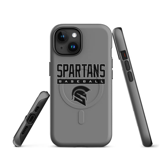 Magsafe Tough Case for iPhone | Owings Mills Spartans Baseball | Crest Logo
