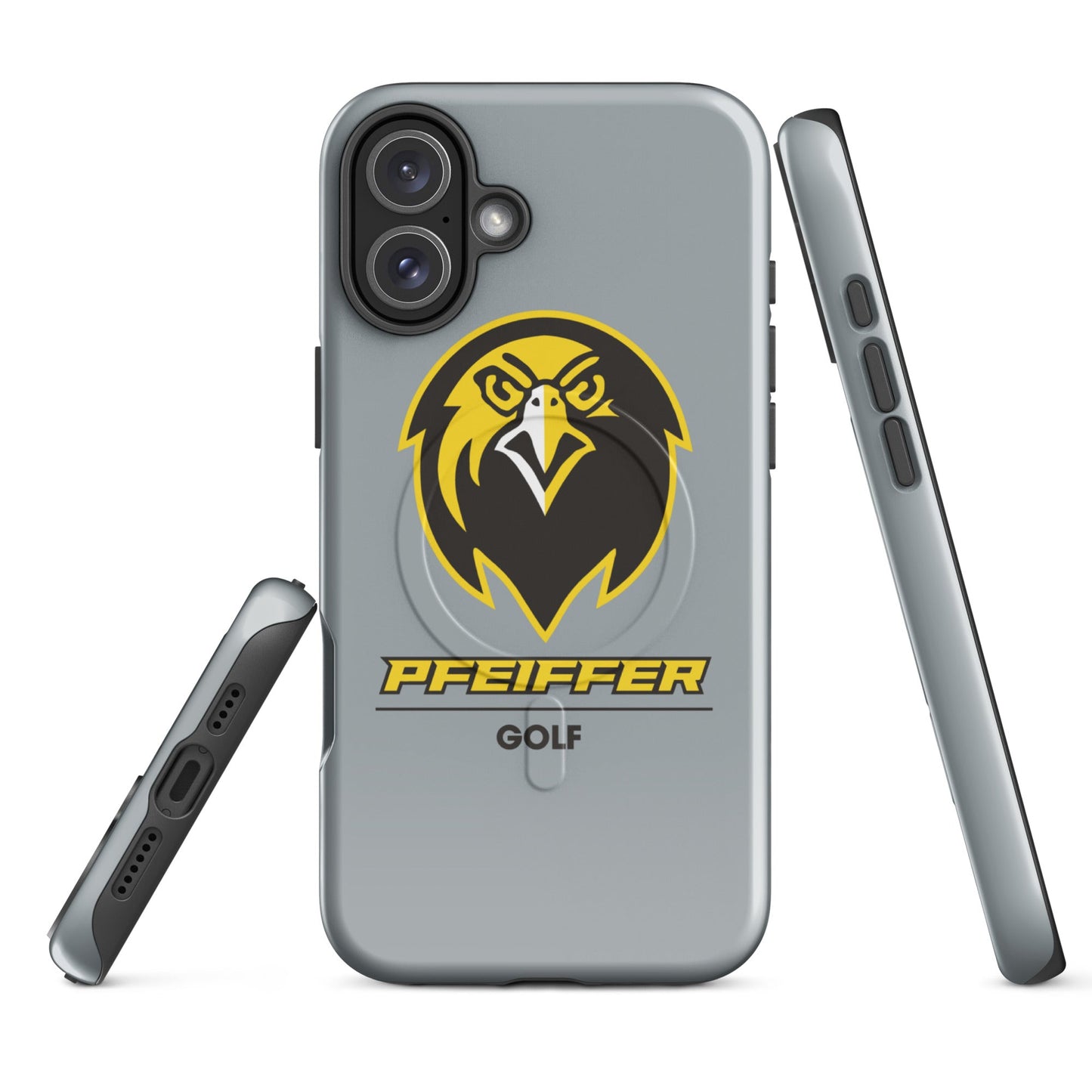 Magsafe Tough Case for iPhone | Pfeiffer University Golf | Falcon Logo