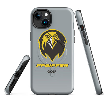 Magsafe Tough Case for iPhone | Pfeiffer University Golf | Falcon Logo