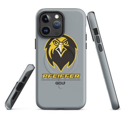 Magsafe Tough Case for iPhone | Pfeiffer University Golf | Falcon Logo