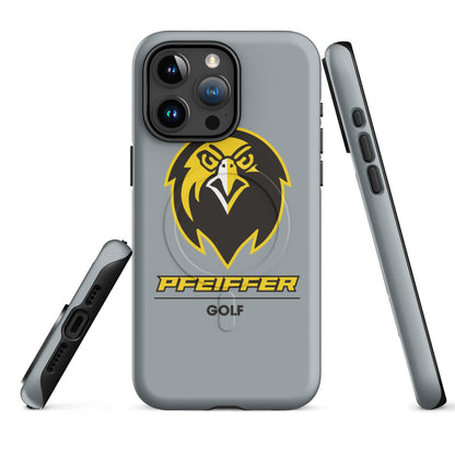 Magsafe Tough Case for iPhone | Pfeiffer University Golf | Falcon Logo