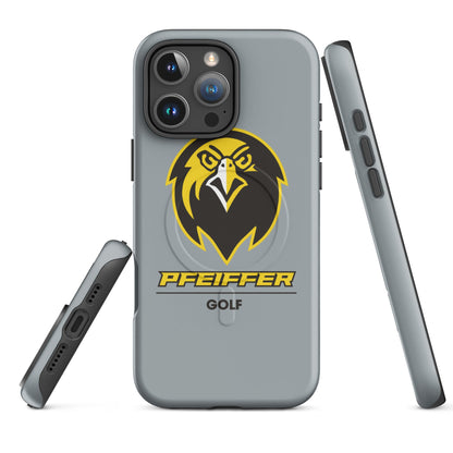 Magsafe Tough Case for iPhone | Pfeiffer University Golf | Falcon Logo