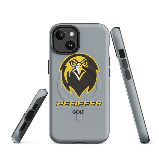 Magsafe Tough Case for iPhone | Pfeiffer University Golf | Falcon Logo