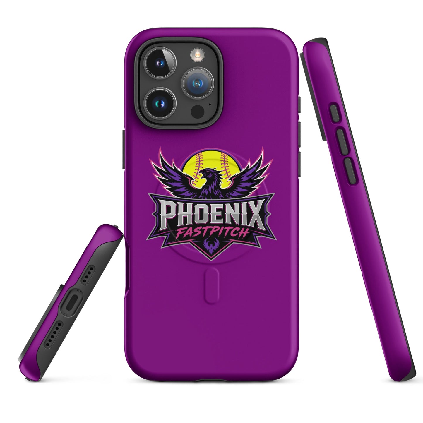 Magsafe Tough Case for iPhone | Phoenix Fastpitch | Emblem Logo
