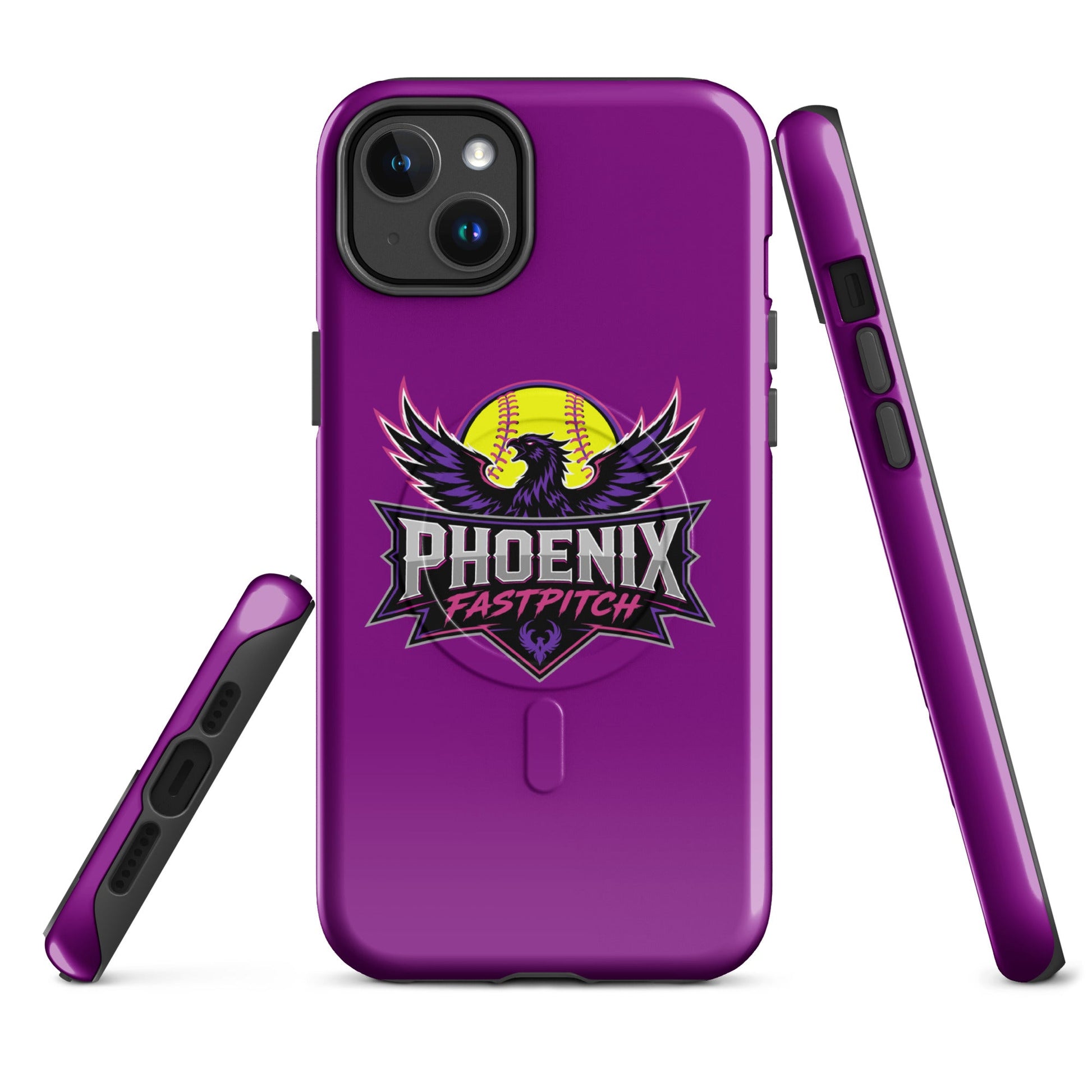 Magsafe Tough Case for iPhone | Phoenix Fastpitch | Emblem Logo