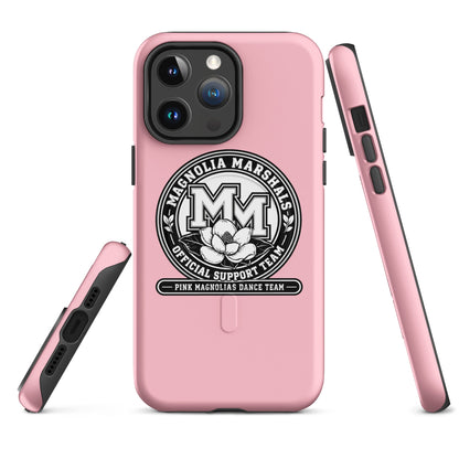 Magsafe Tough Case for iPhone | Pink Magnolias Dance | Emblem Logo