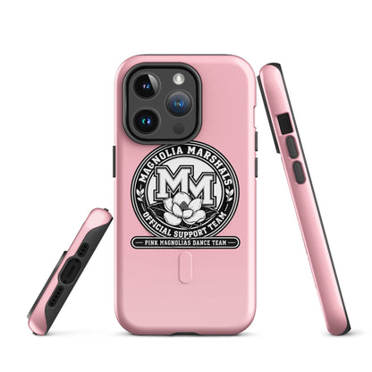 Magsafe Tough Case for iPhone | Pink Magnolias Dance | Emblem Logo