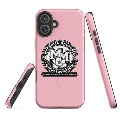 Magsafe Tough Case for iPhone | Pink Magnolias Dance | Emblem Logo