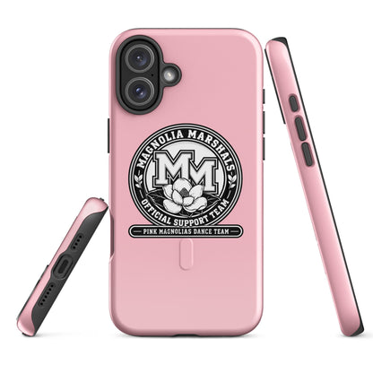 Magsafe Tough Case for iPhone | Pink Magnolias Dance | Emblem Logo