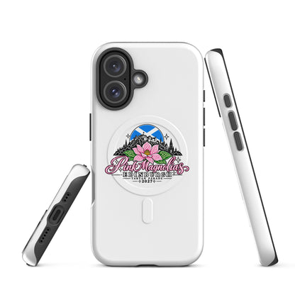 Magsafe Tough Case for iPhone | Pink Magnolias Dance | Vanguard Logo