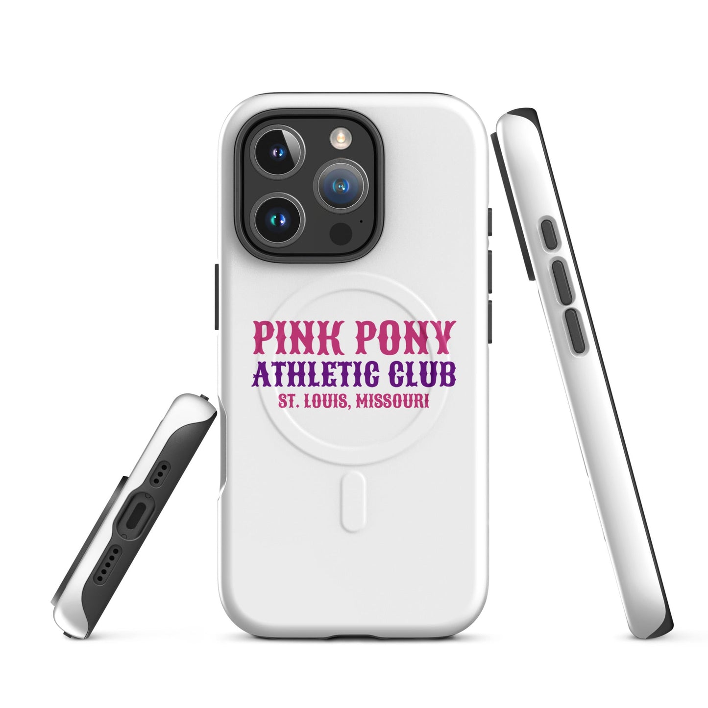 Magsafe Tough Case for iPhone | Pink Pony Athletic Club | Athletic Wordmark Logo