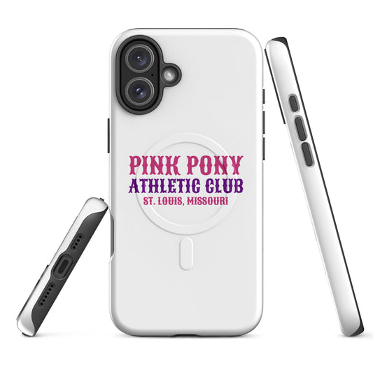 Magsafe Tough Case for iPhone | Pink Pony Athletic Club | Athletic Wordmark Logo