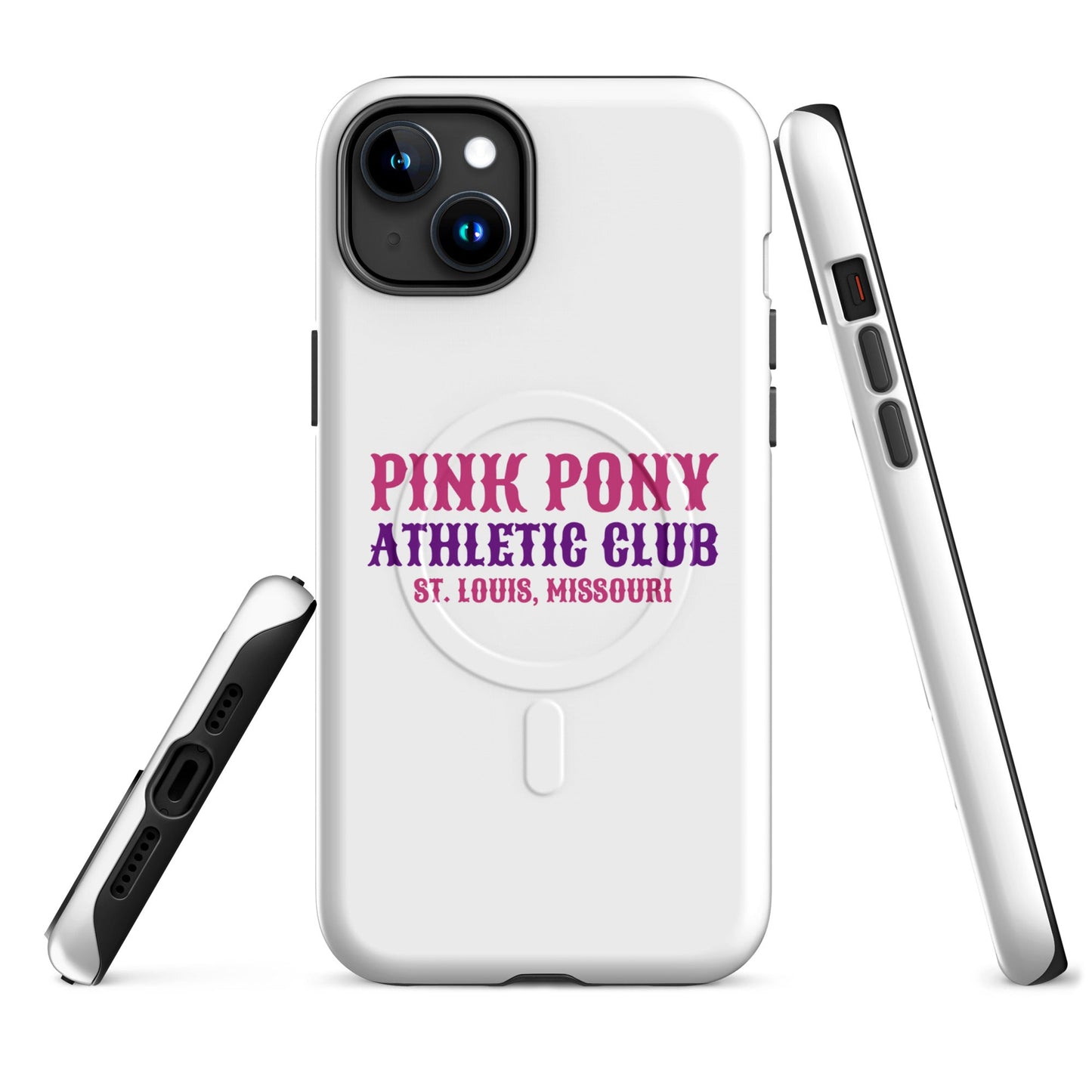 Magsafe Tough Case for iPhone | Pink Pony Athletic Club | Athletic Wordmark Logo