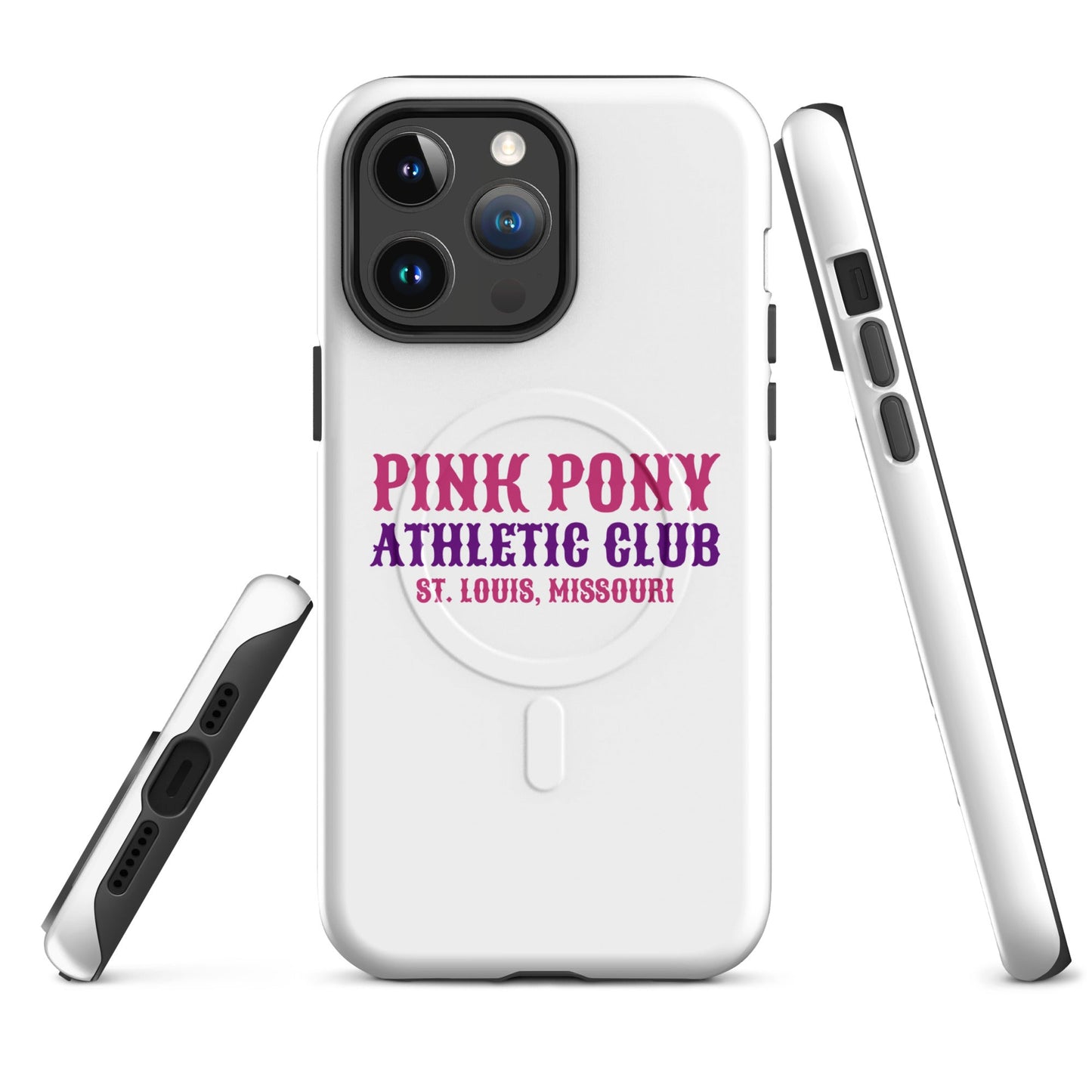 Magsafe Tough Case for iPhone | Pink Pony Athletic Club | Athletic Wordmark Logo