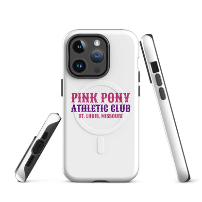 Magsafe Tough Case for iPhone | Pink Pony Athletic Club | Athletic Wordmark Logo