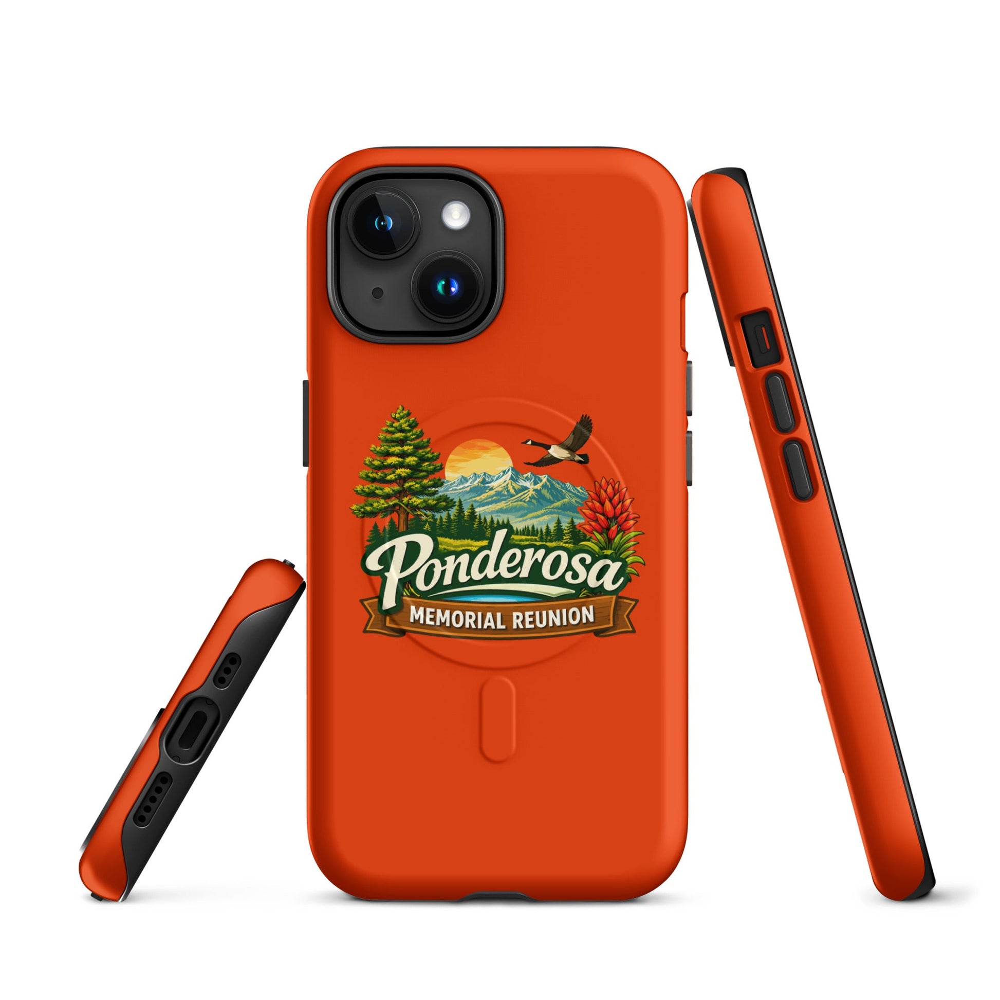 Magsafe Tough Case for iPhone | Ponderosa Reunion | Painted Mountain Crest Logo