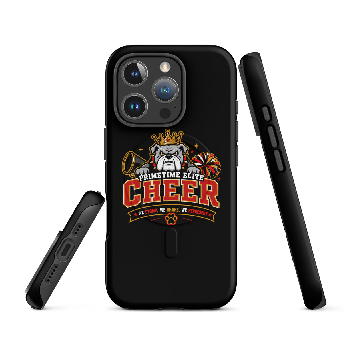 Magsafe Tough Case for iPhone | PTE Bulldog Cheer | Crest Logo
