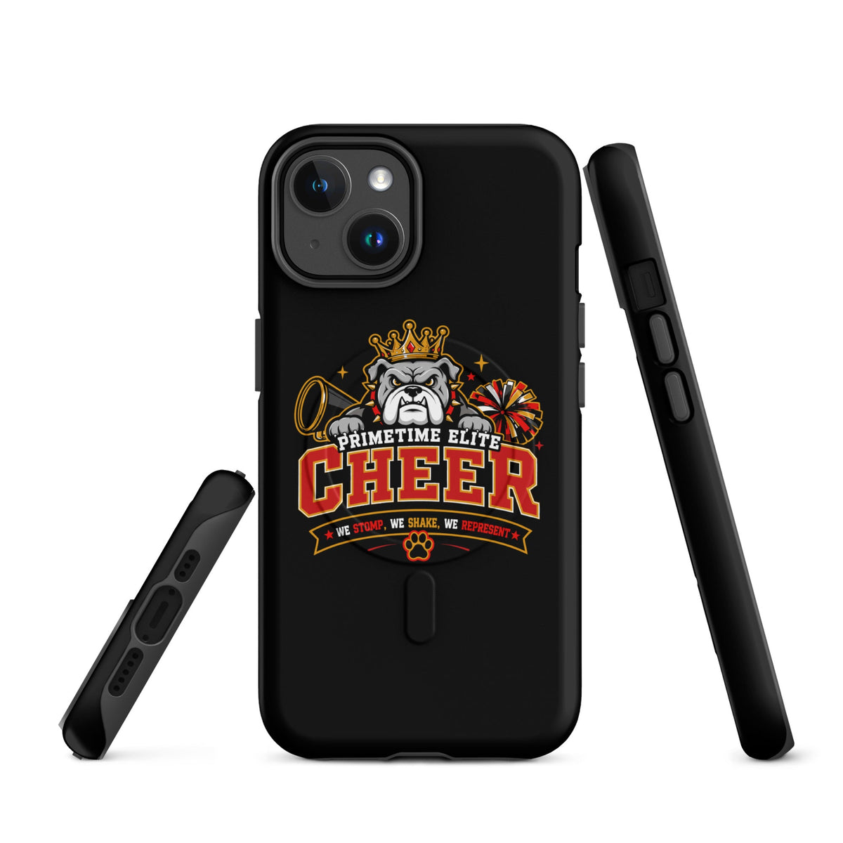 Magsafe Tough Case for iPhone | PTE Bulldog Cheer | Crest Logo
