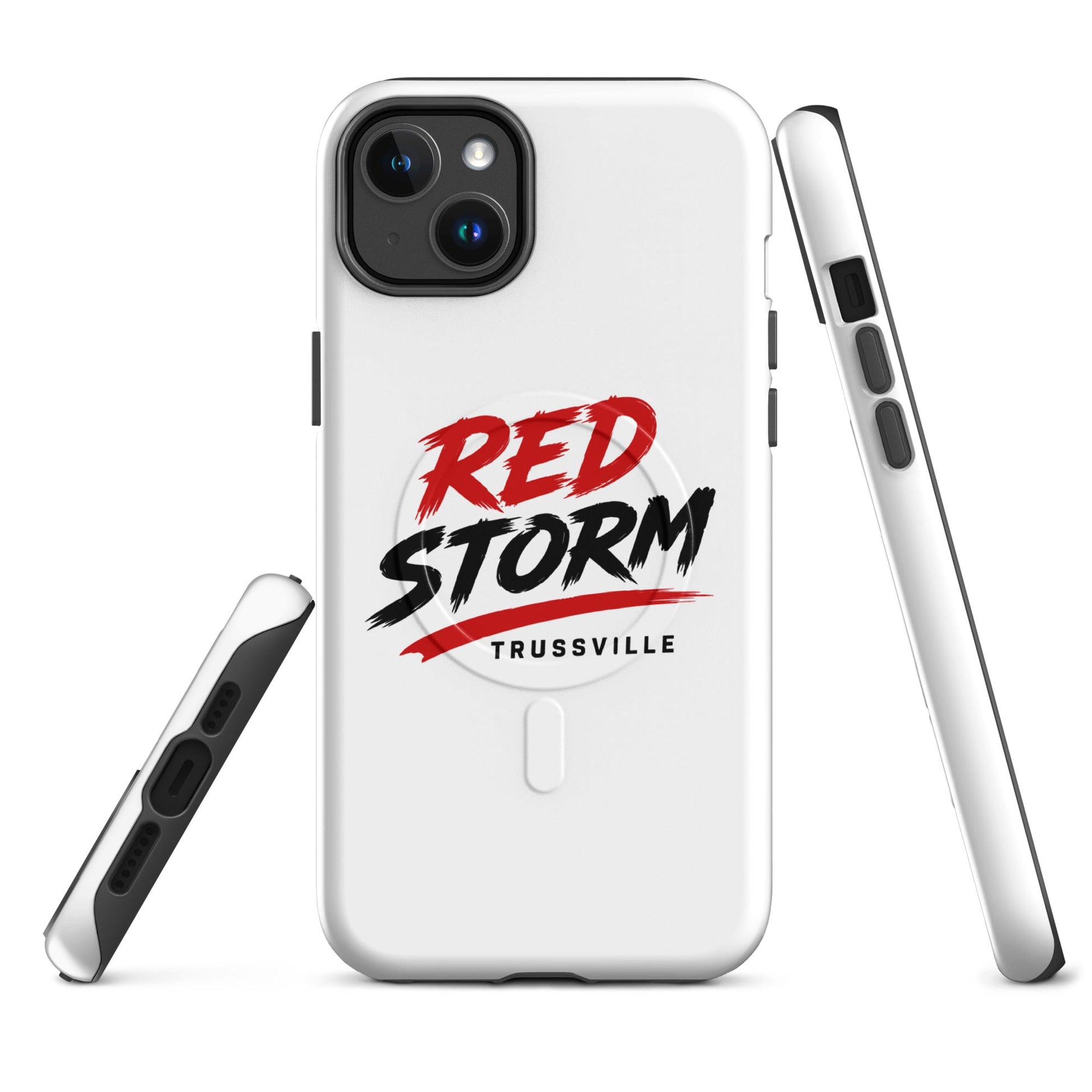 Magsafe Tough Case for iPhone | Red Storm | Modern Script Logo