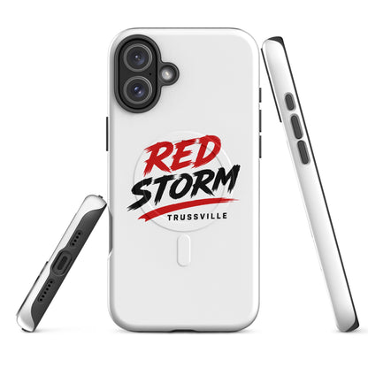 Magsafe Tough Case for iPhone | Red Storm | Modern Script Logo