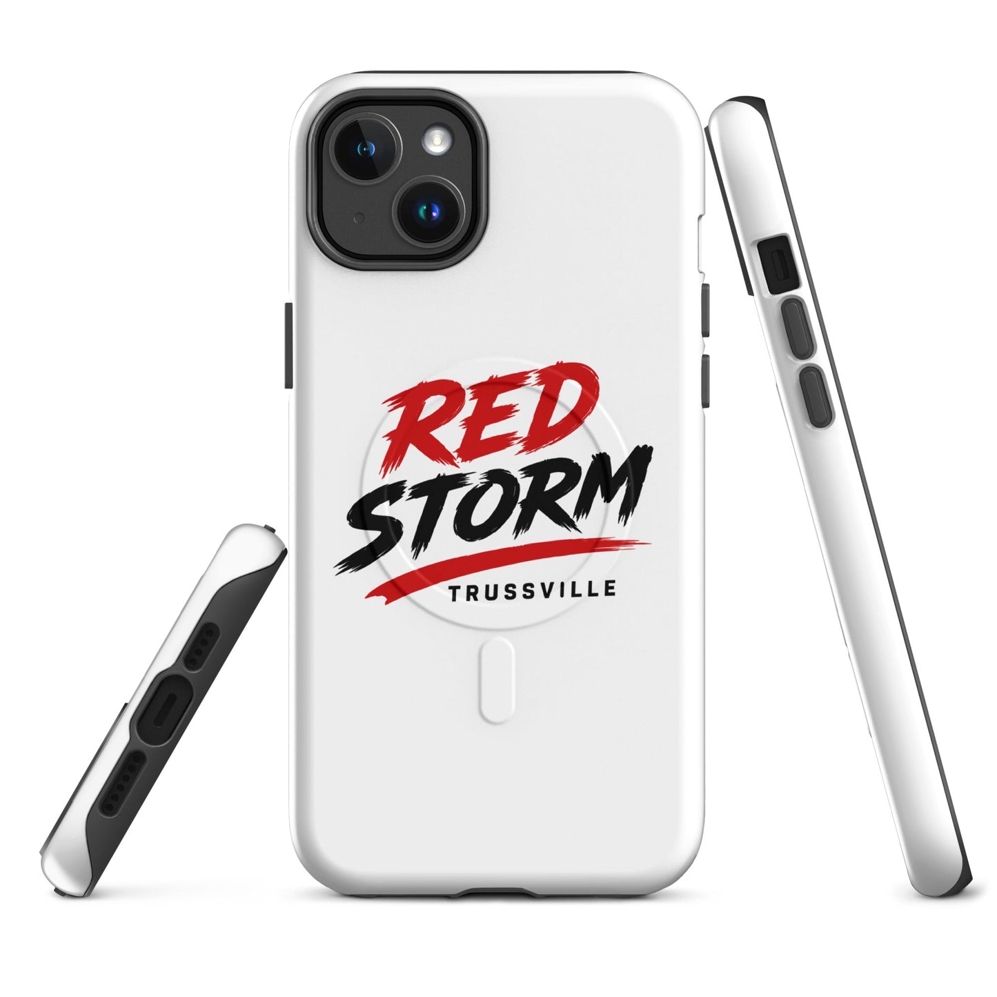 Magsafe Tough Case for iPhone | Red Storm | Modern Script Logo