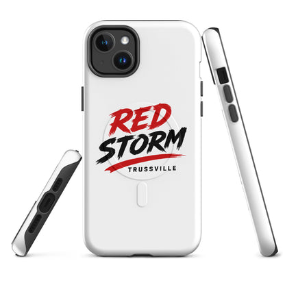 Magsafe Tough Case for iPhone | Red Storm | Modern Script Logo