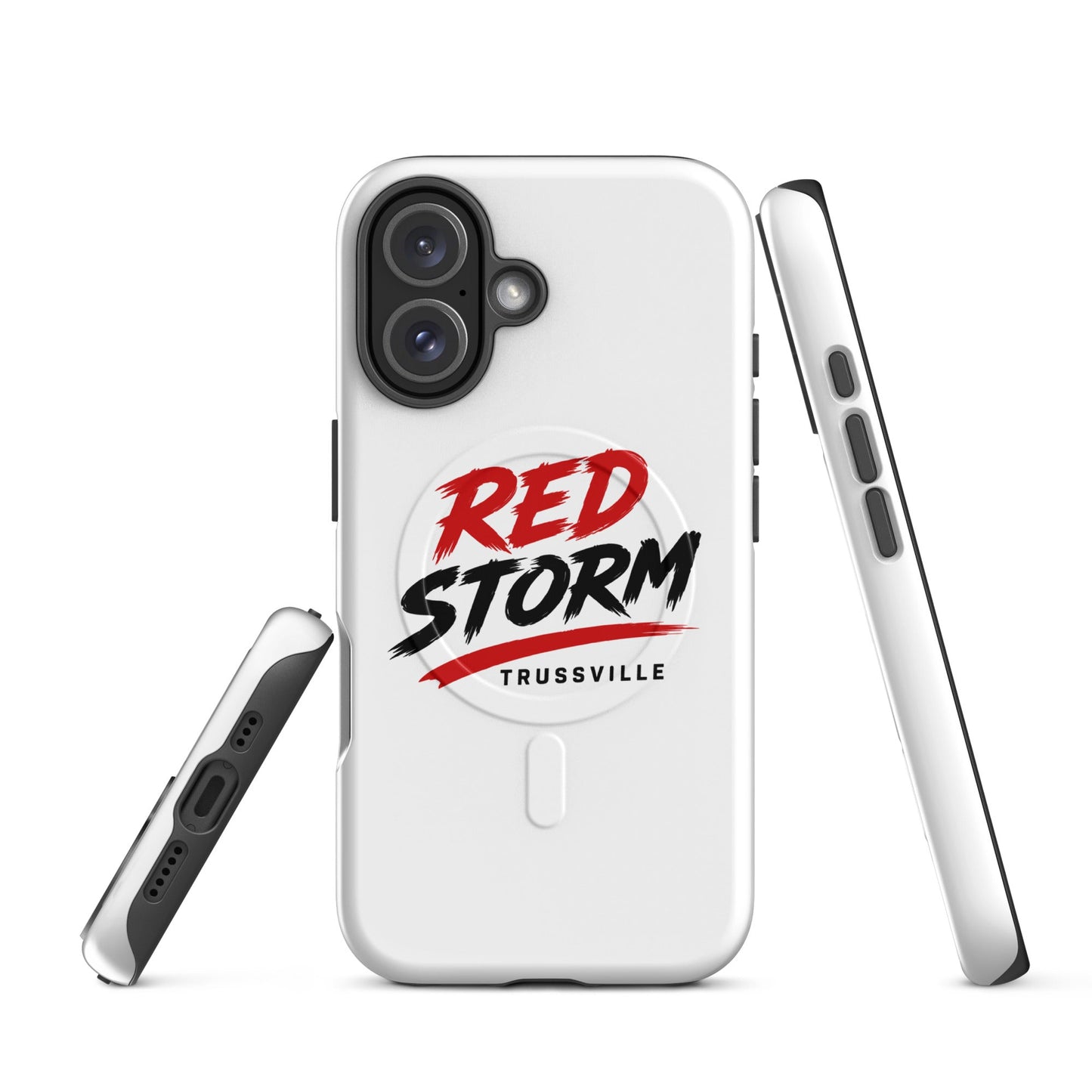 Magsafe Tough Case for iPhone | Red Storm | Modern Script Logo
