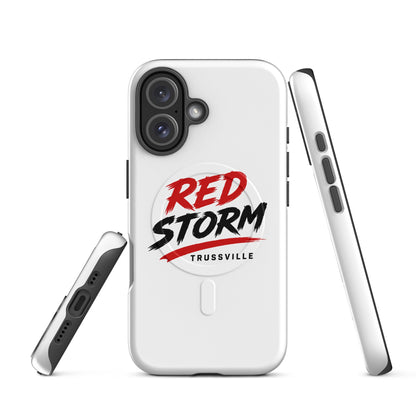 Magsafe Tough Case for iPhone | Red Storm | Modern Script Logo