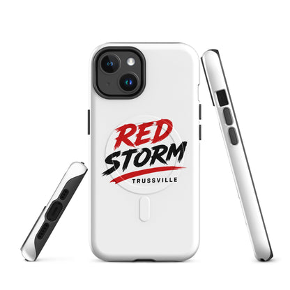 Magsafe Tough Case for iPhone | Red Storm | Modern Script Logo