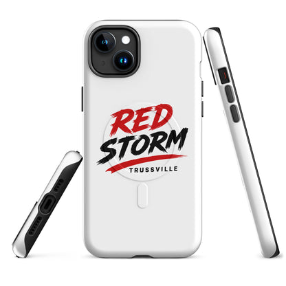 Magsafe Tough Case for iPhone | Red Storm | Modern Script Logo