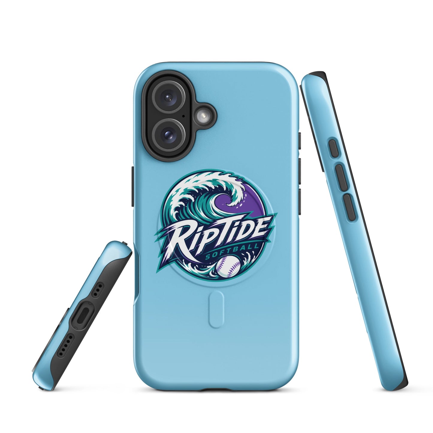 Magsafe Tough Case for iPhone | RipTide Softball | Emblem Logo