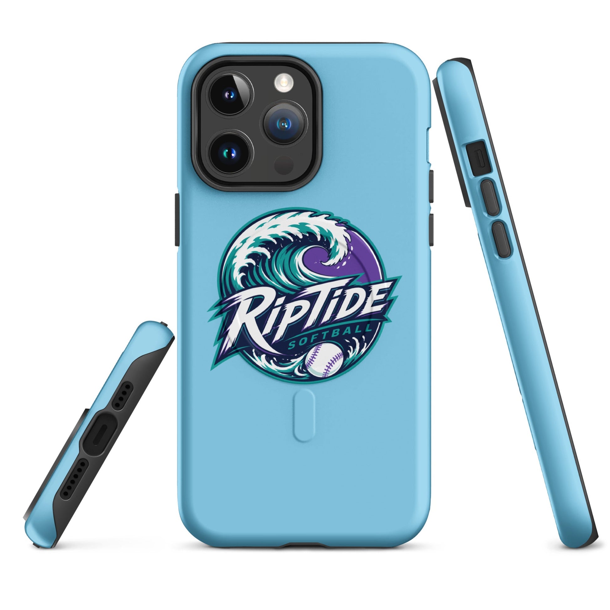 Magsafe Tough Case for iPhone | RipTide Softball | Emblem Logo