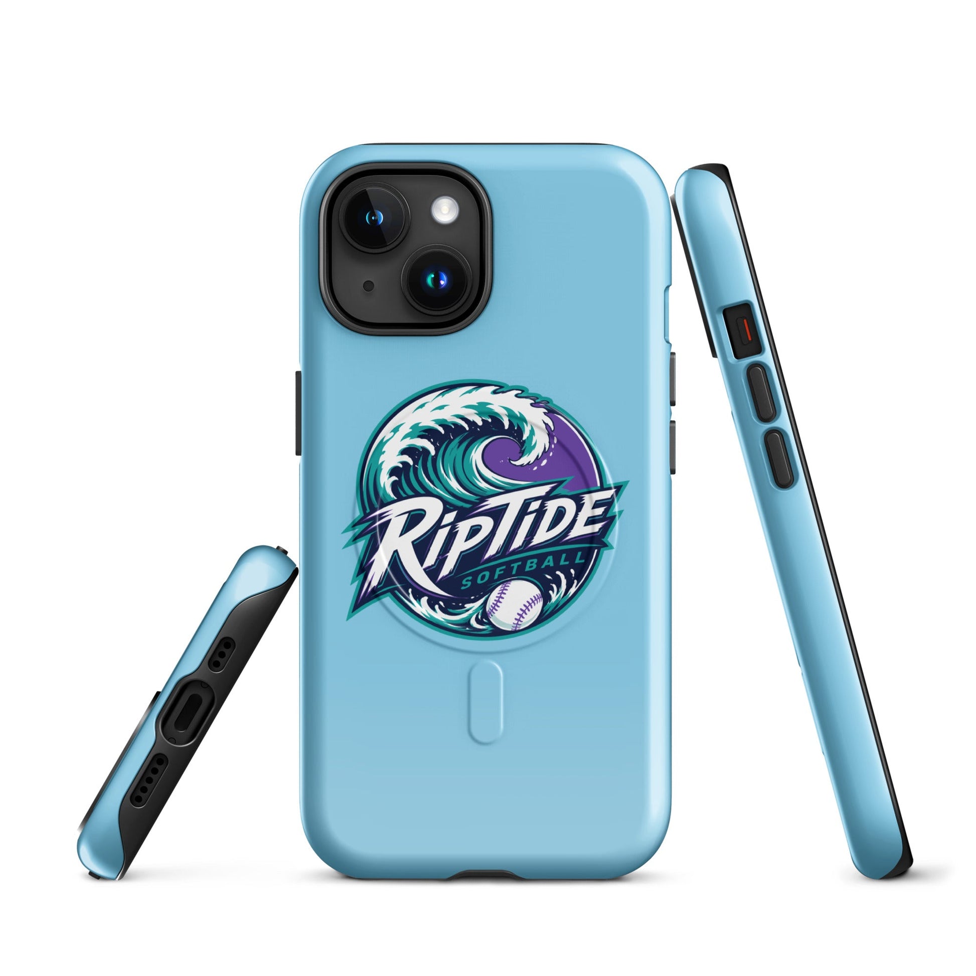 Magsafe Tough Case for iPhone | RipTide Softball | Emblem Logo