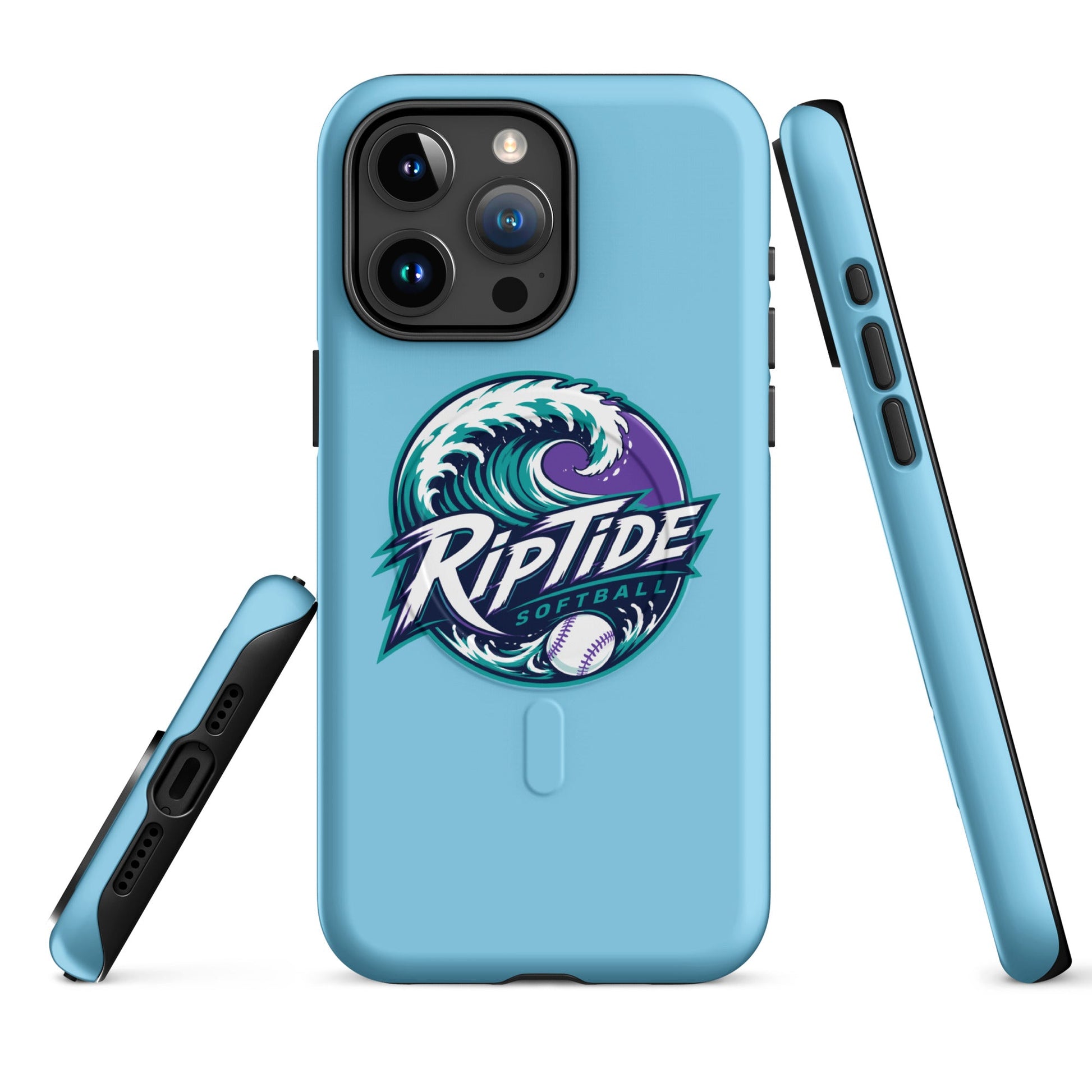 Magsafe Tough Case for iPhone | RipTide Softball | Emblem Logo