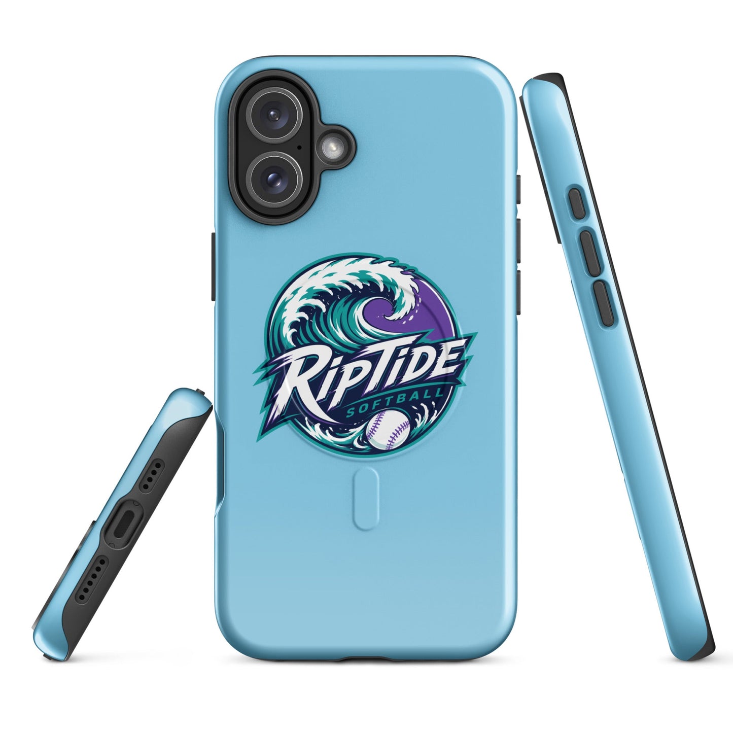 Magsafe Tough Case for iPhone | RipTide Softball | Emblem Logo