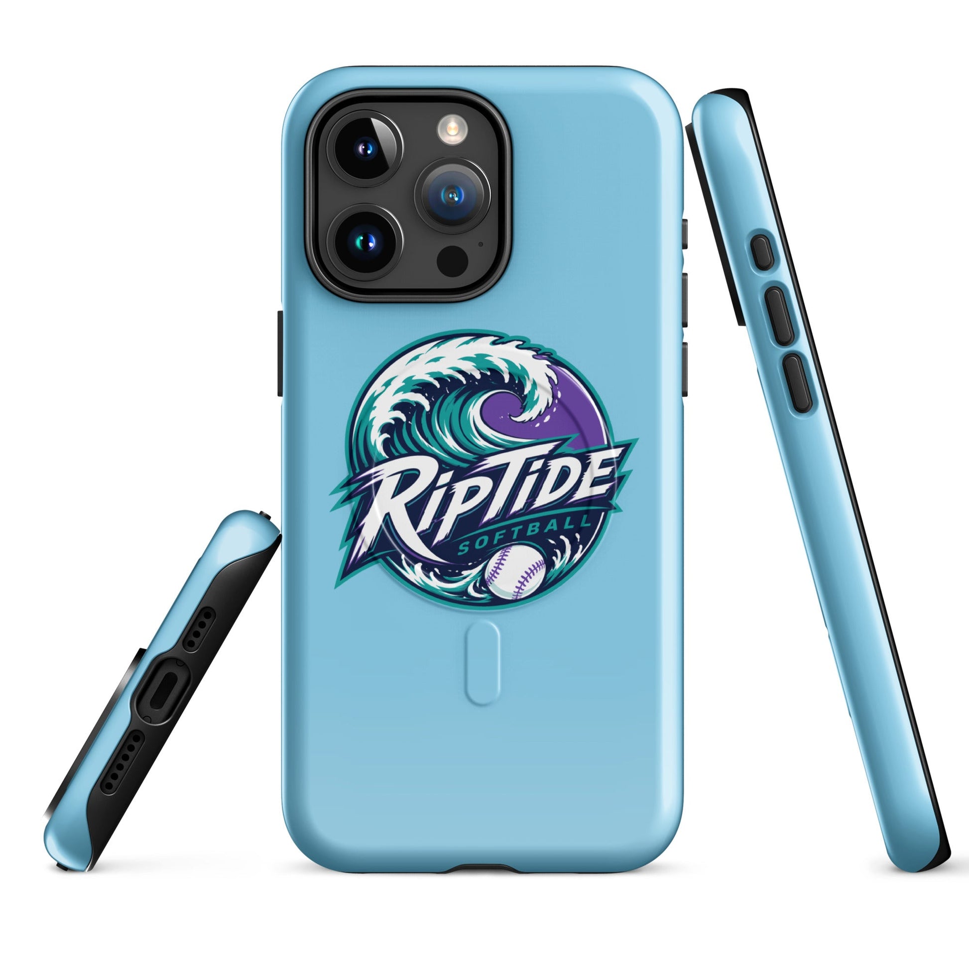 Magsafe Tough Case for iPhone | RipTide Softball | Emblem Logo