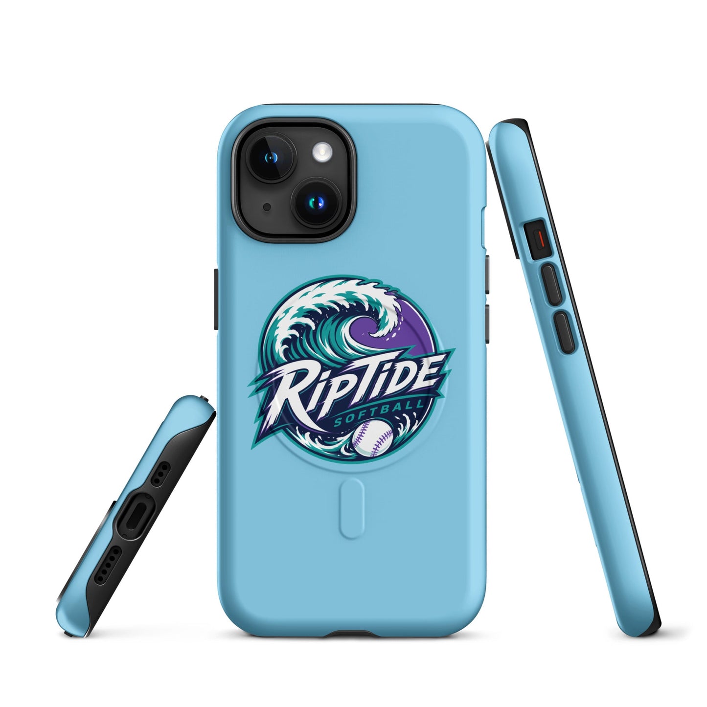 Magsafe Tough Case for iPhone | RipTide Softball | Emblem Logo
