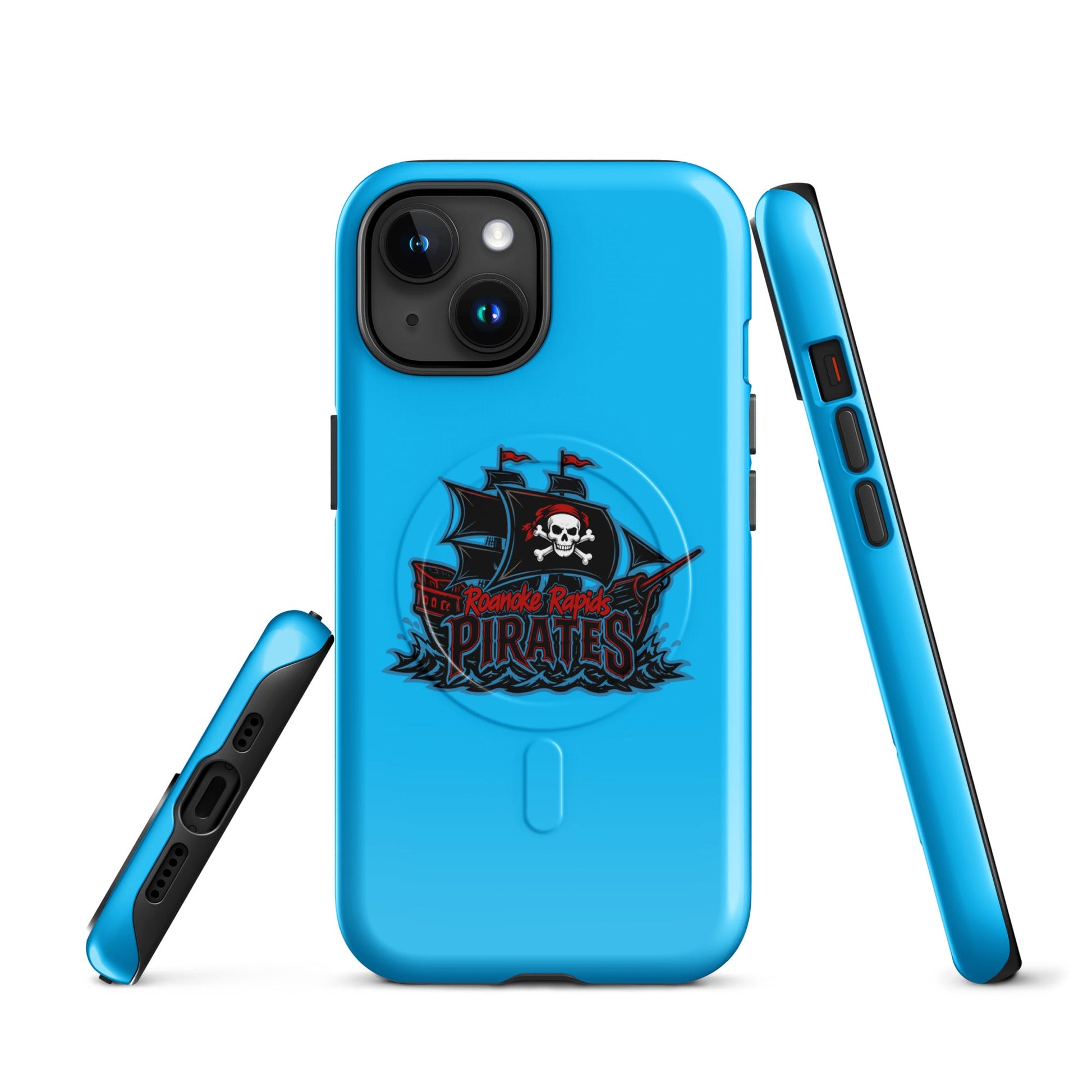 Magsafe Tough Case for iPhone | Roanoke Rapids Pirates | Black Sail Battlers Logo