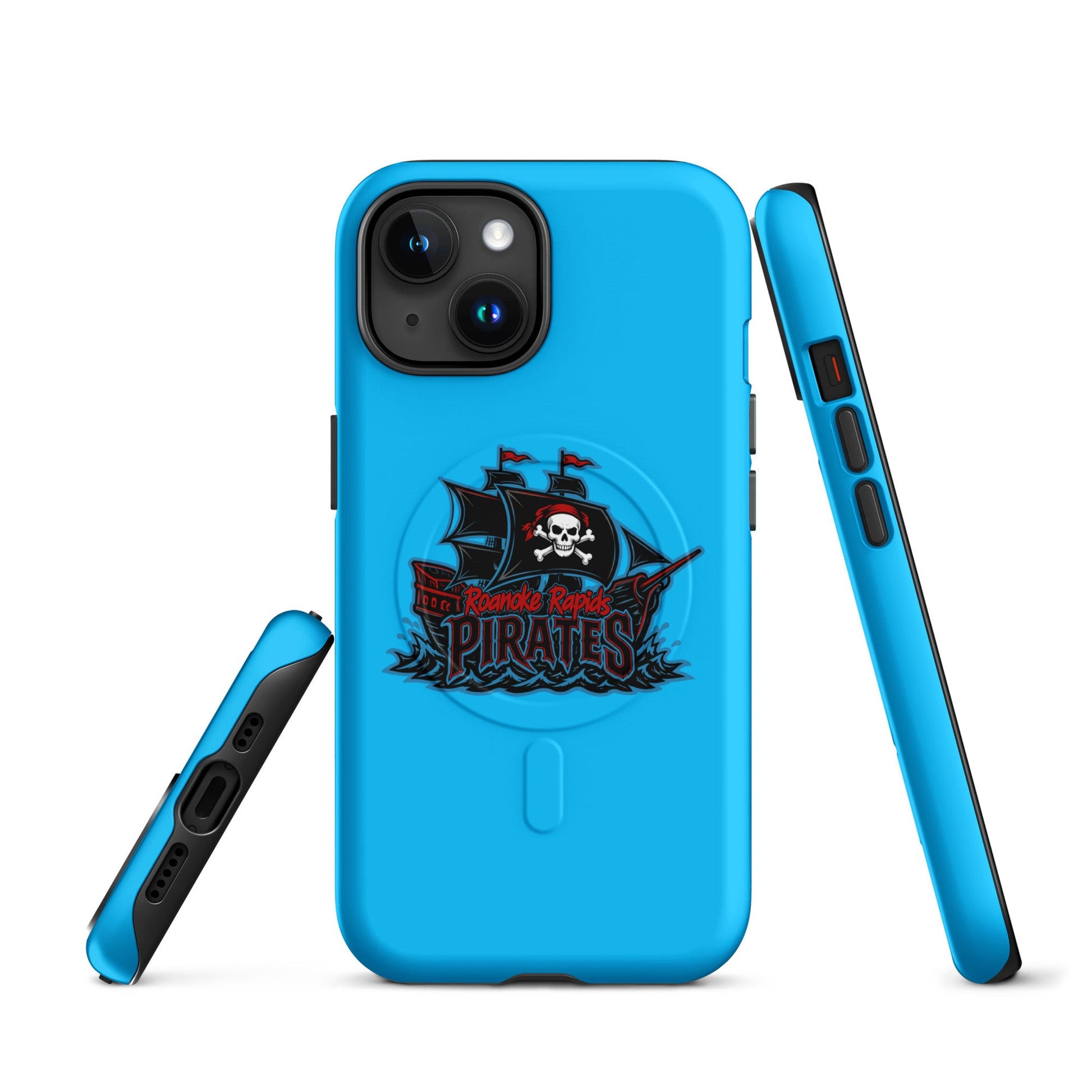 Magsafe Tough Case for iPhone | Roanoke Rapids Pirates | Black Sail Battlers Logo