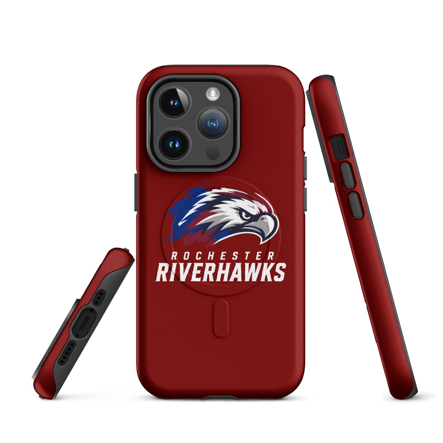 Magsafe Tough Case for iPhone | Rochester Riverhawks | Emblem Logo