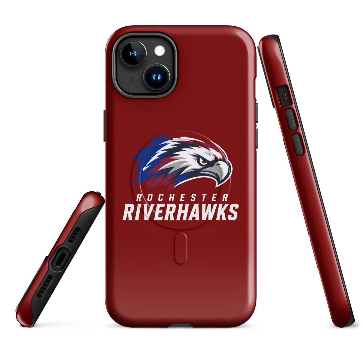 Magsafe Tough Case for iPhone | Rochester Riverhawks | Emblem Logo