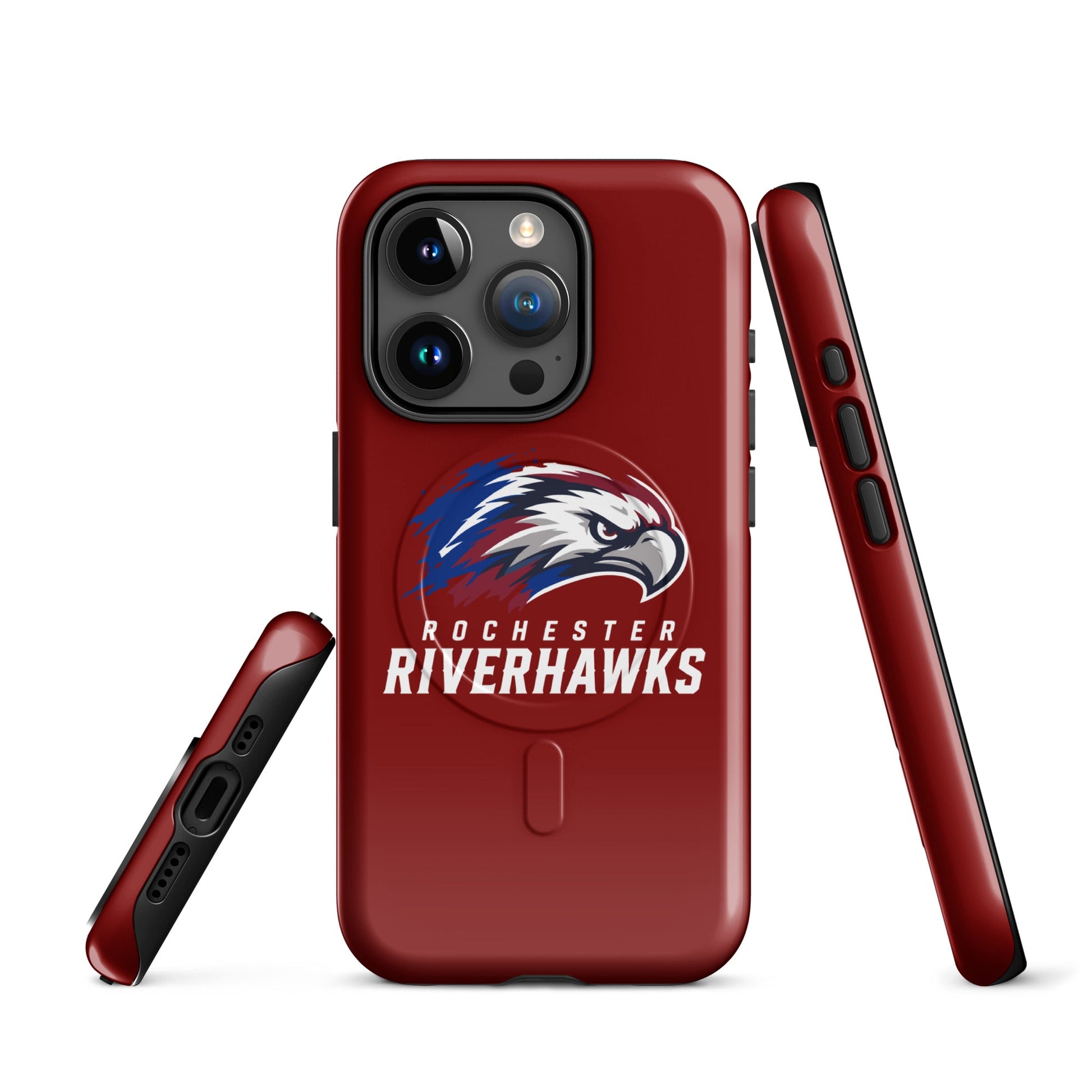Magsafe Tough Case for iPhone | Rochester Riverhawks | Emblem Logo