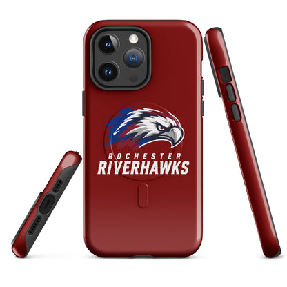 Magsafe Tough Case for iPhone | Rochester Riverhawks | Emblem Logo