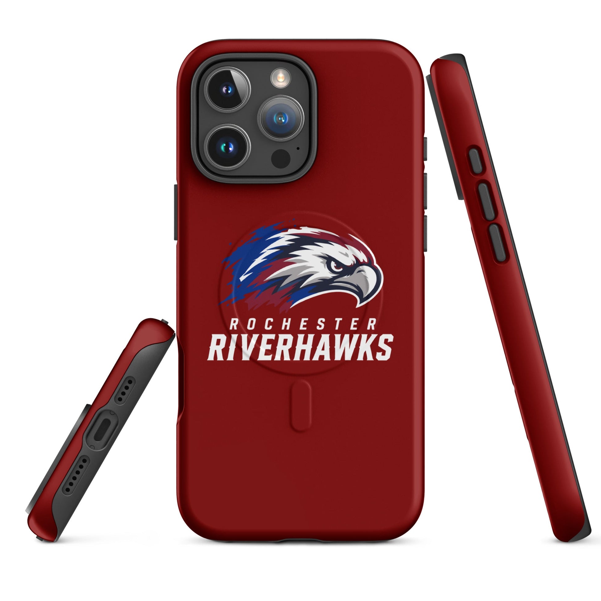 Magsafe Tough Case for iPhone | Rochester Riverhawks | Emblem Logo