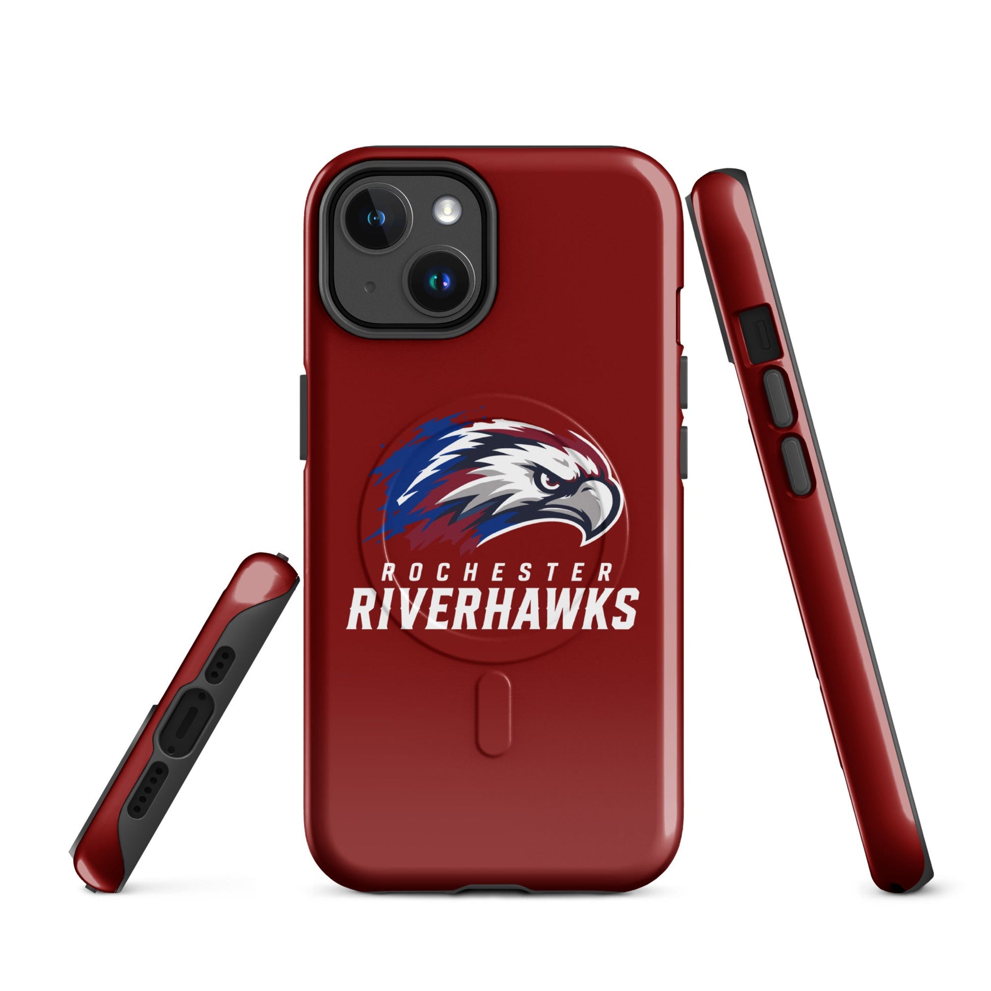 Magsafe Tough Case for iPhone | Rochester Riverhawks | Emblem Logo