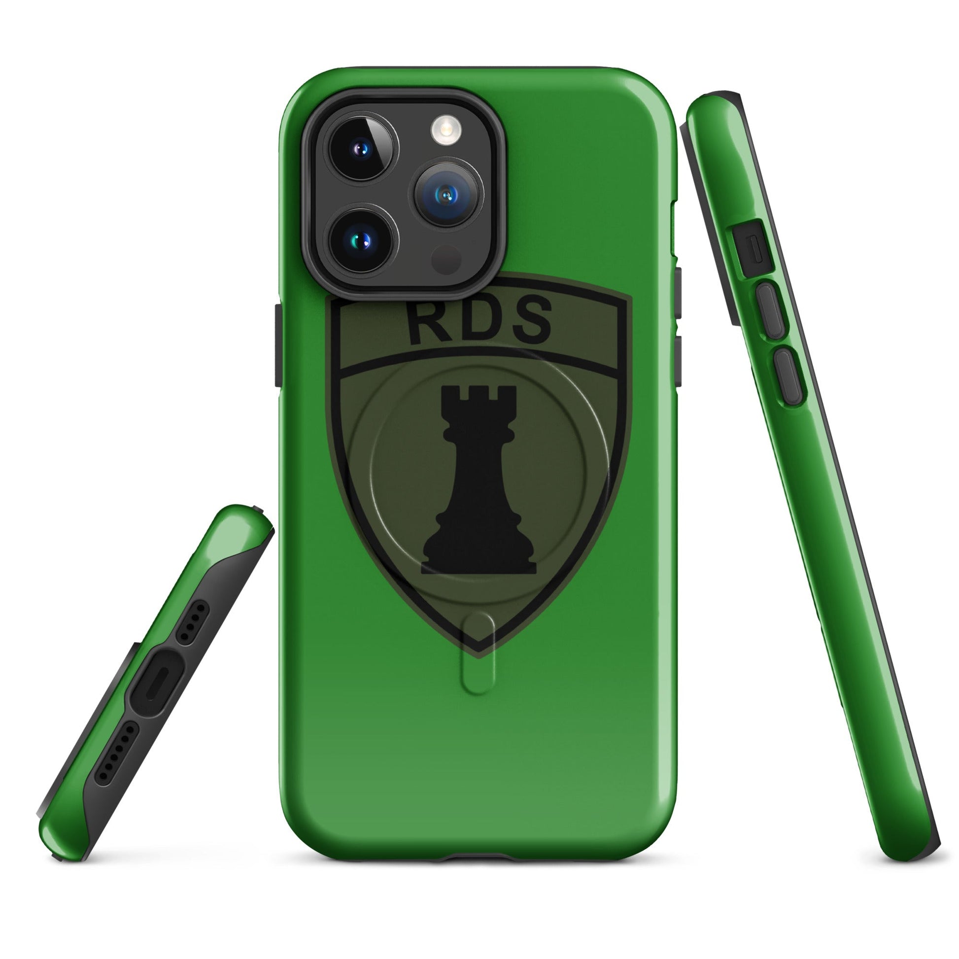 Magsafe Tough Case for iPhone | Rook Defense Solutions | Crest Logo