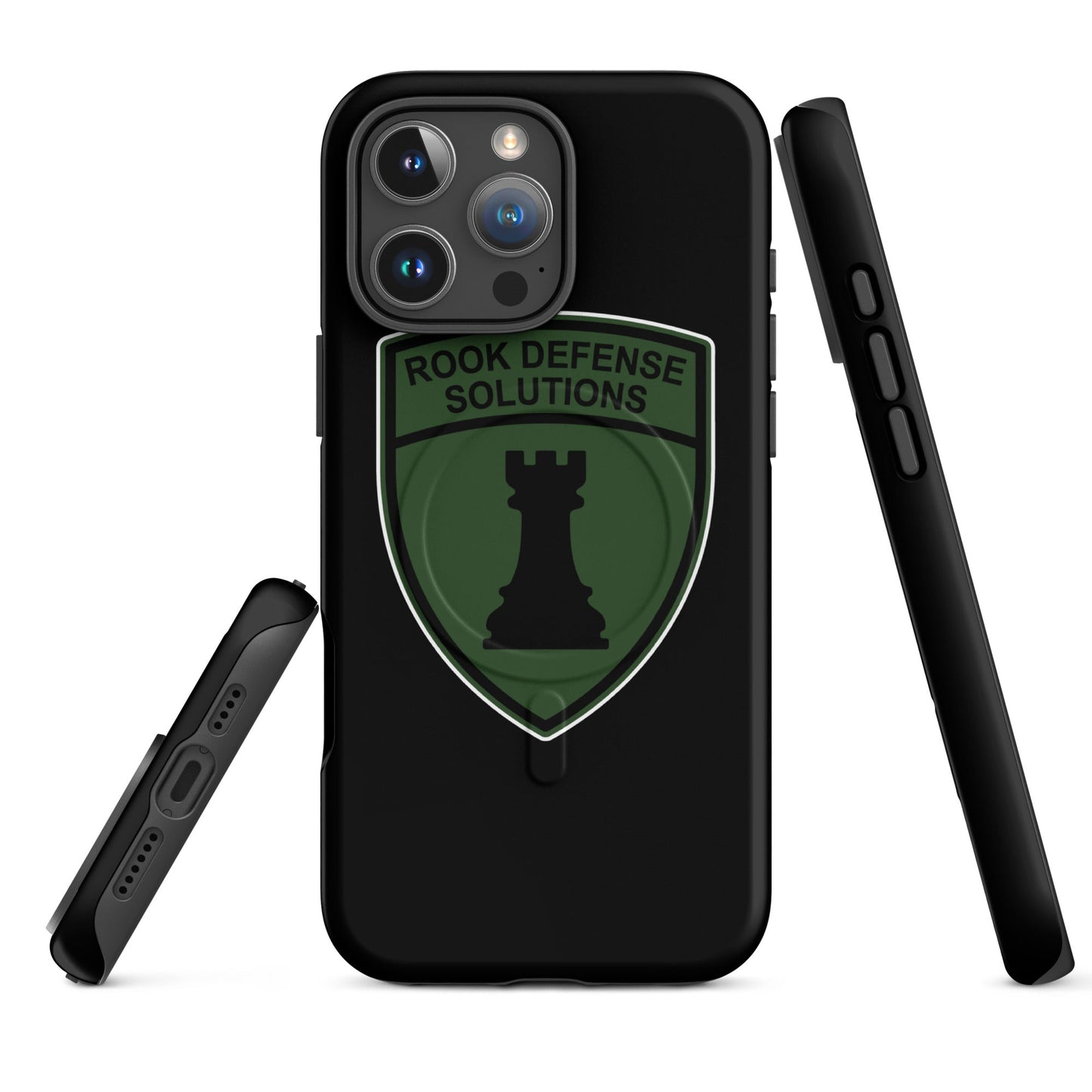 Magsafe Tough Case for iPhone | Rook Defense Solutions | Emblem Logo