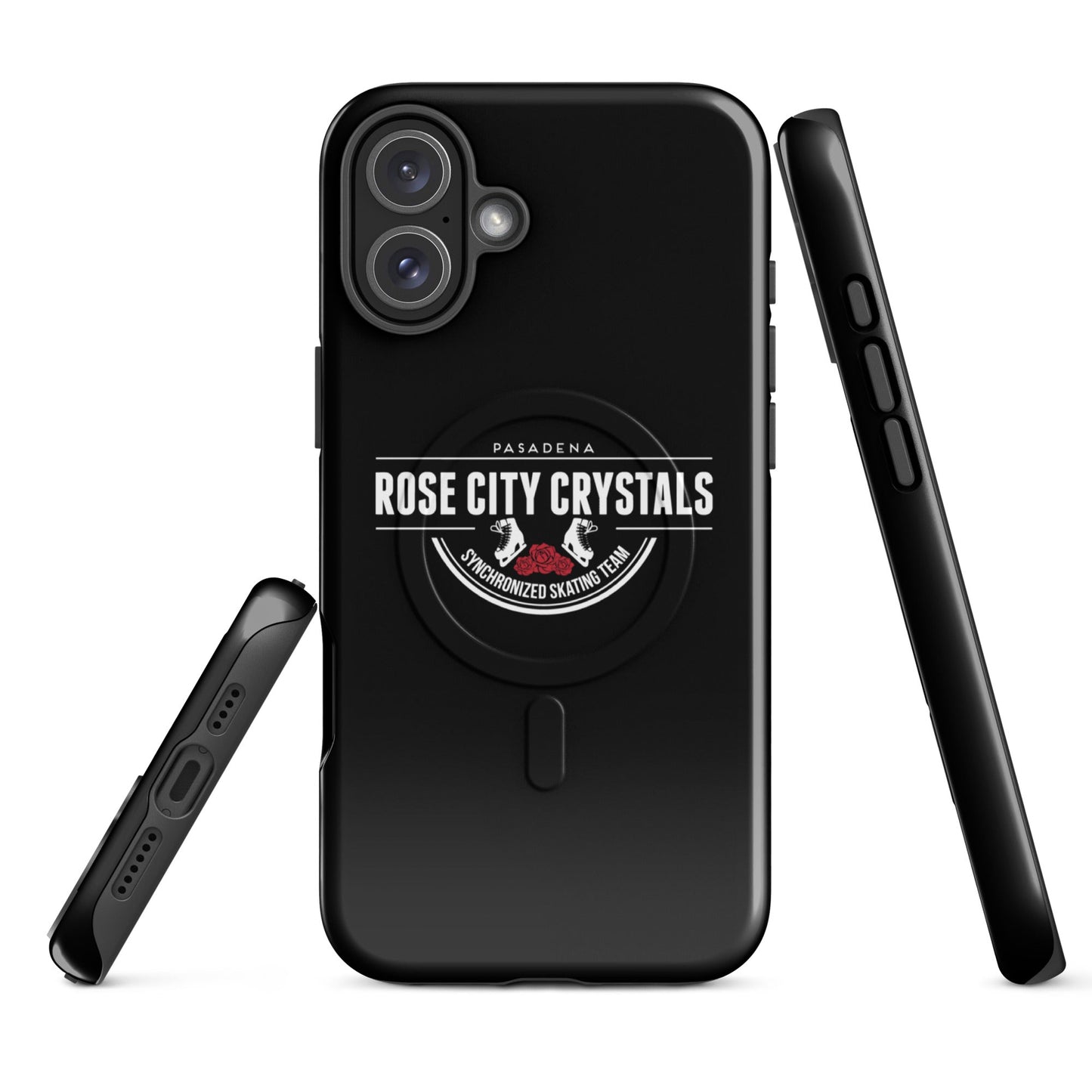 Magsafe Tough Case for iPhone | Rose City Crystals | Script Logo