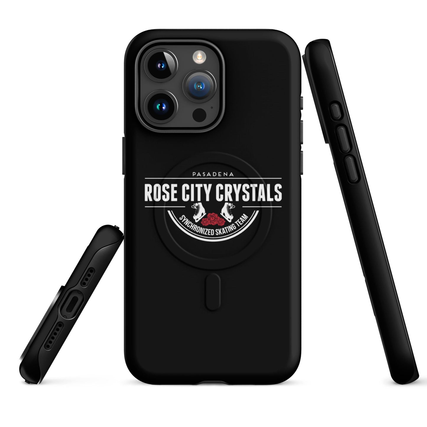Magsafe Tough Case for iPhone | Rose City Crystals | Script Logo